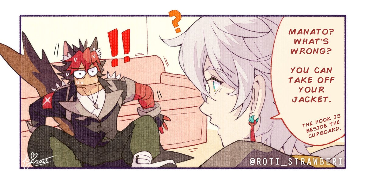 Roti_Strawberi's tweet image. Sharing room problem No. 1 π€ ηγ’γ #komawise