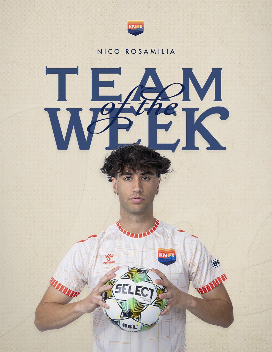 OneKnoxSC's tweet image. Congrats to @NicoRosamilia & Jaheim Brown for making Team of the Week! 🔥
#TOOK | @uslleagueone