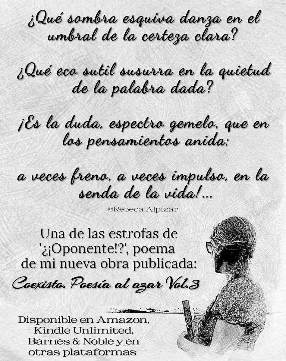 MiRubiLibro's tweet photo. La poesía está en todas partes, y en mis obras la reflejo. Debes conocerla para descubrir que no solo habla de amor, sino que detalla cada aspecto de la vida; que está en cada rincón, expansión a la que nuestros ojos, nuestros sentidos puedan llegar.
🔗https://t.co/l6iyxRZE97 https://t.co/IqnRBM6ed4