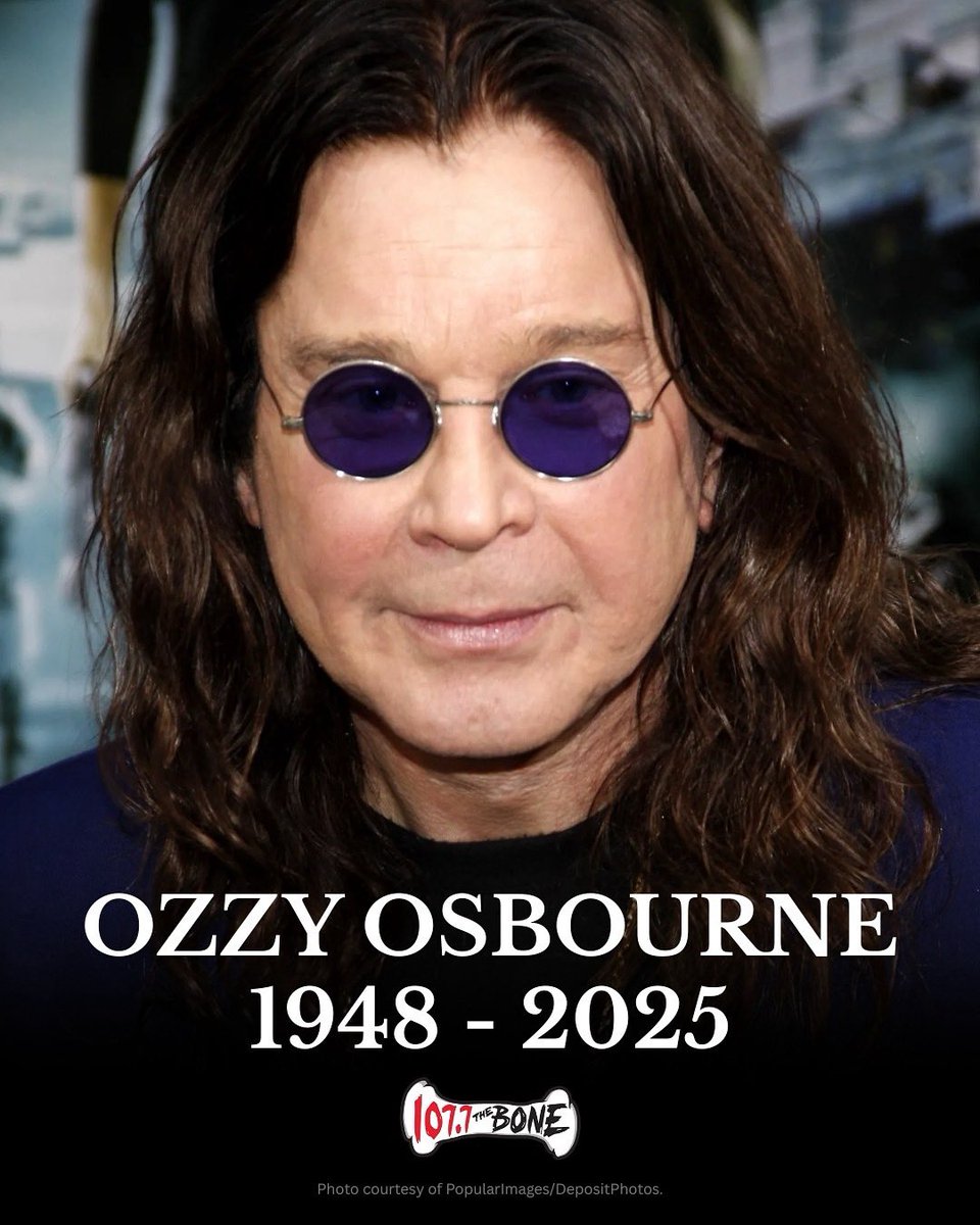1077TheBone's tweet image. RIP 😭😭😭
Tune in now as we play wall-to-wall Ozzy and Black Sabbath on now as we honor the Prince of Darkness himself 🦇
#OzzyOsbourne #BlackSabbath