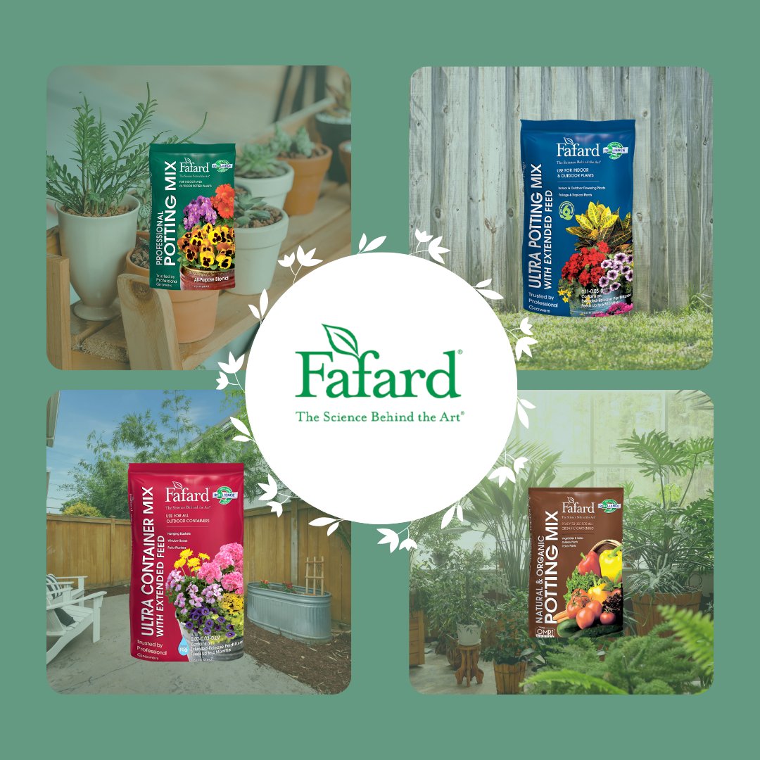FafardRetail's tweet photo. For nearly 100 years, Fafard® has delivered quality potting mixes. Sun Gro continues this trusted tradition with premium peat-based soils you can count on. #Gardening #GrowWithSunGro https://t.co/sGHMbaL7u4