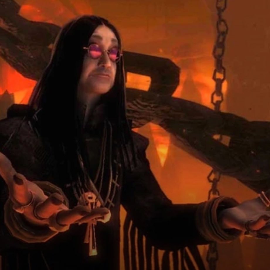thegameawards's tweet image. Ozzy Osborne has sadly passed away.
The rock legend played the Guardian of Metal in Brutal Legend.