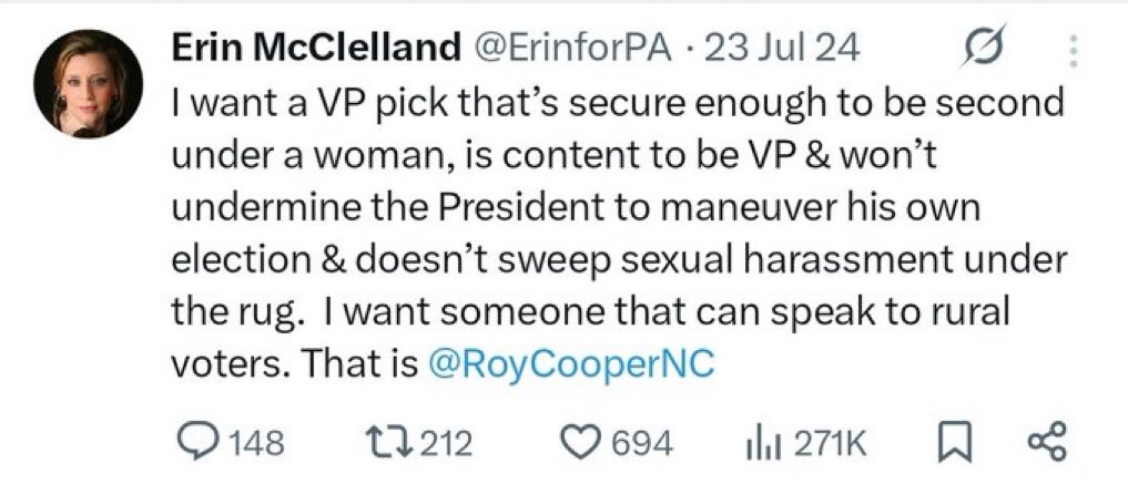 One year ago, even Stacy Garrity’s Democrat opponent for Treasurer, Erin McClelland, called out Josh Shapiro for sweeping sexual harassment under the rug. 👀

She didn’t mince words.
Now, we’re watching Shapiro’s administration actively stonewall questions about its handling of
