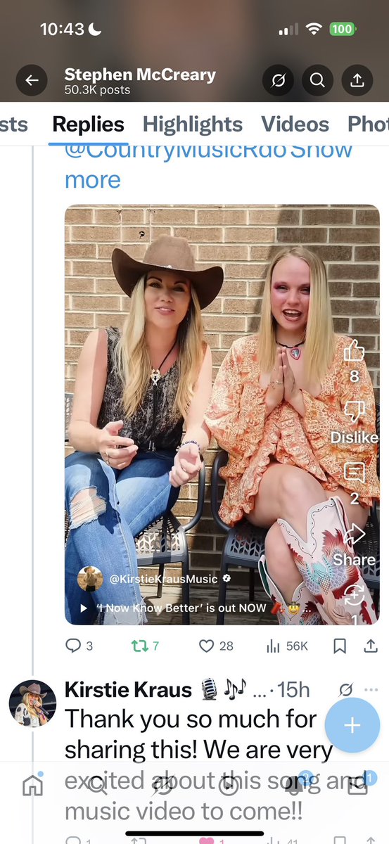 stevemccreary13's tweet image. IT’s coming!!
A new MUSIC VIDEO of a great newly released song:
“I Now Know Better” performed by that gorgeous, vivacious, DYNAMIC DUO
@KirstieKraus and
@ArielJadeLive
Is about to be released on 25 July, Friday at 12:00PM
DON’T MISS IT!!
IT’S GONNA BE GREAT!!
If you…
