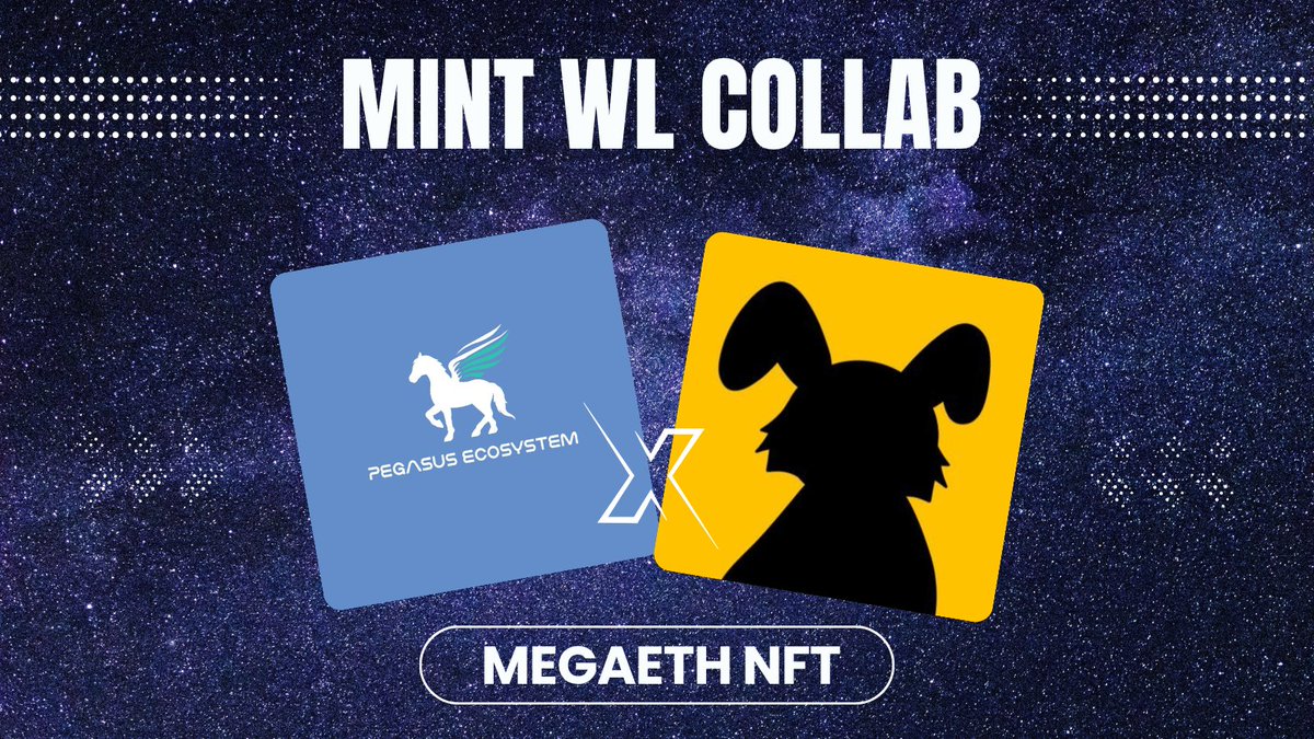 Pegasus Ecosystem (@pegasusexc) on Twitter photo 🚨 GIVEAWAY ALERT 🚨
Fury Bunnies x PegasusExc
🎁Prizes:
2 Guaranteed Spots (GTD)
5 FCFS spots
📅 How to enter:
1️⃣ Follow <a href="/FuryBunniesNFT/">Fury Bunnies</a> & <a href="/PegasusExc/">Pegasus Ecosystem (✧ᴗ✧)</a>
2️⃣ Like, Retweet & Tag Frens
3️⃣ Drop ETH Wallet Address
48 Hours🕣 🚨 GIVEAWAY ALERT 🚨
Fury Bunnies x PegasusExc
🎁Prizes:
2 Guaranteed Spots (GTD)
5 FCFS spots
📅 How to enter:
1️⃣ Follow <a href="/FuryBunniesNFT/">Fury Bunnies</a> & <a href="/PegasusExc/">Pegasus Ecosystem (✧ᴗ✧)</a>
2️⃣ Like, Retweet & Tag Frens
3️⃣ Drop ETH Wallet Address
48 Hours🕣