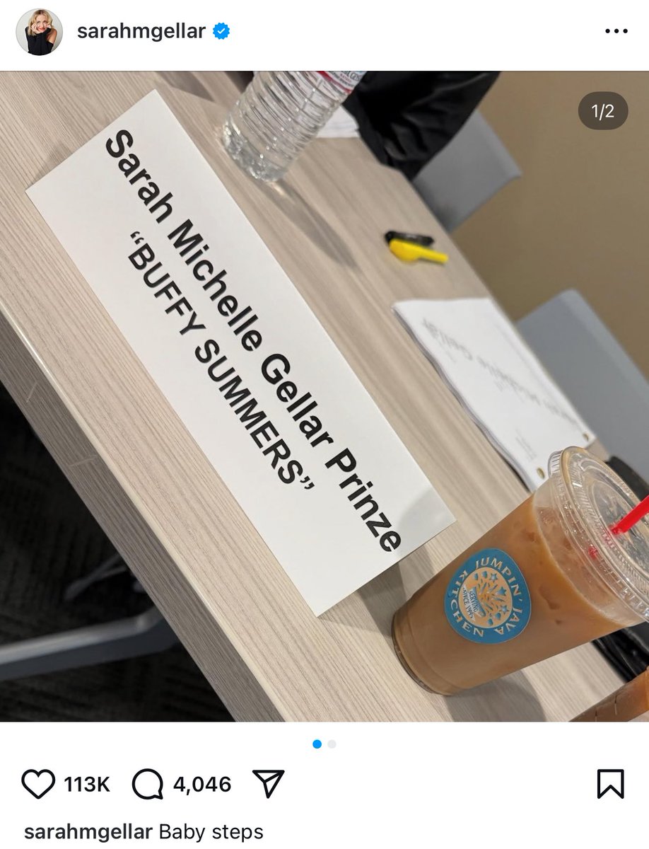 whedonesque's tweet image. First Buffy script in 20+ years*