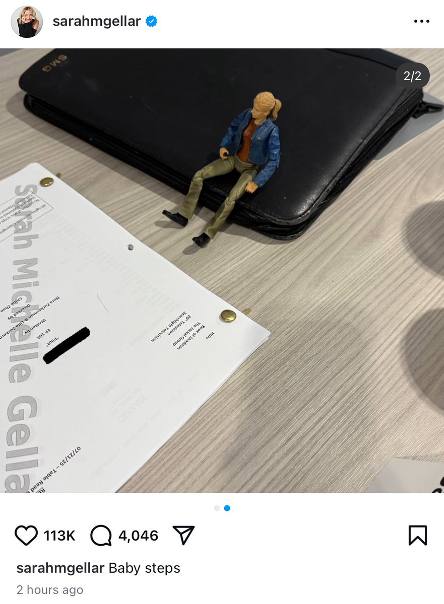 whedonesque's tweet image. First Buffy script in 20+ years*