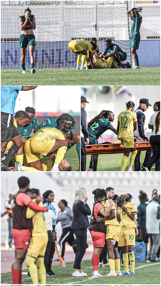 LISinternationl's tweet image. Our thoughts and prayers are with South Africa's Gabriella Salgado who suffered a serious injury in the semifinal against Nigeria.
#LadiesInSports #WAFCON2024