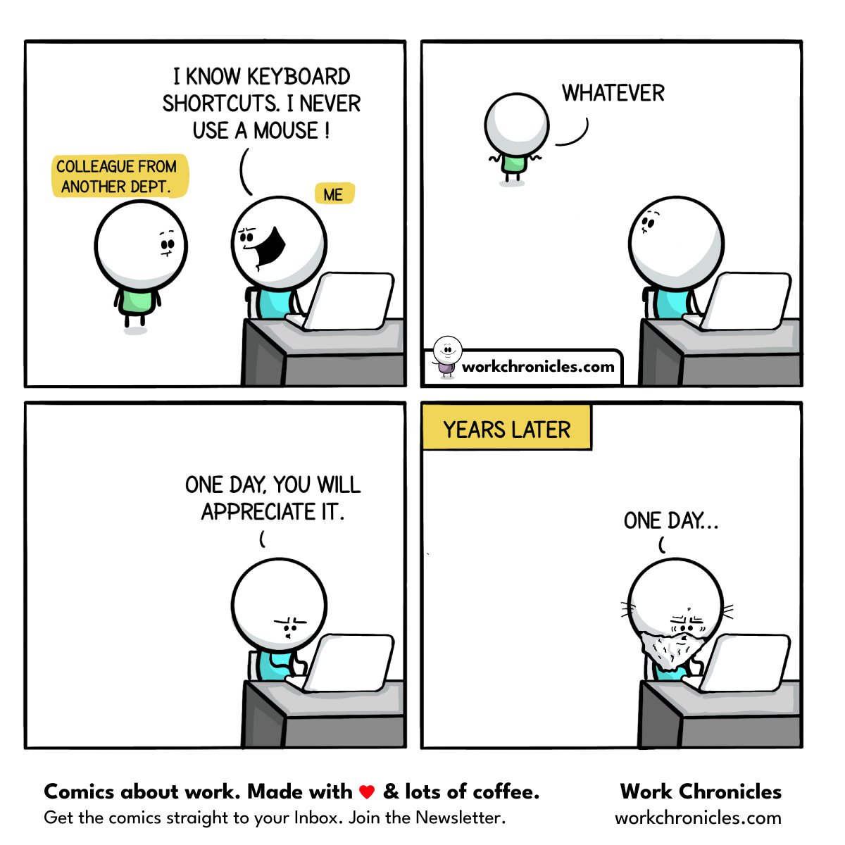 _workchronicles's tweet image. (comic) Keyboard Warrior