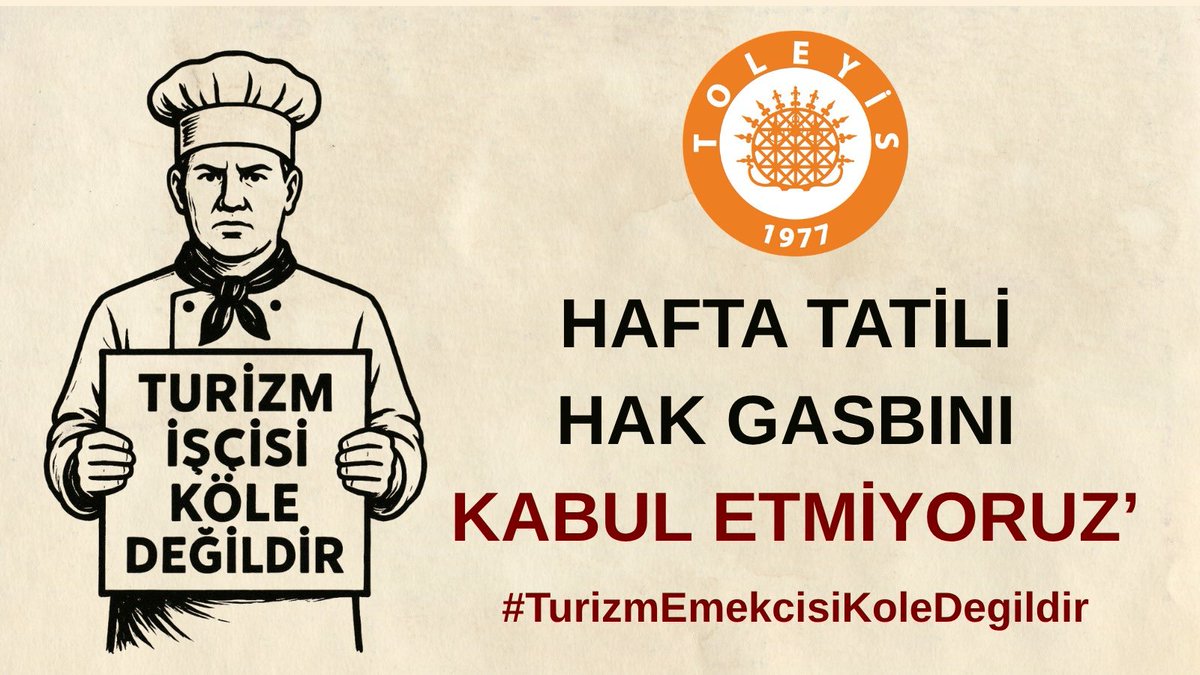 #TurizmEmekcisiKoleDegildir