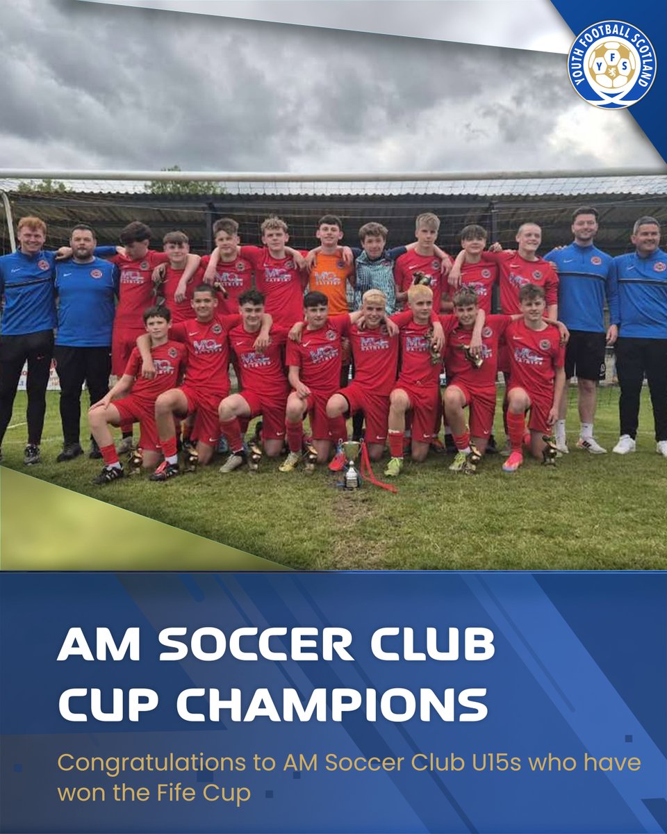 yfst's tweet image. 饾棖饾棝饾棓饾棤饾棧饾棞饾棦饾棥饾棪 馃弳
Congratulations to @AMsoccer_Club U15s, Fife Cup winners 2025!
饾棗饾棤 饾槀饾榾 饾槅饾椉饾槀饾椏 饾棸饾椀饾棶饾椇饾椊饾椂饾椉饾椈饾榾 饾椊饾椉饾榾饾榿饾榾