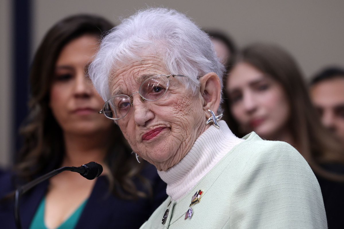 LarryTenney's tweet image. Angry MAGA Granny Virginia Foxx (R-NC), chair of House Rules Cte, is doing everything she can to block a vote demanding Trump end the #EpsteinCoverUp and #ReleaseTheEpsteinFiles