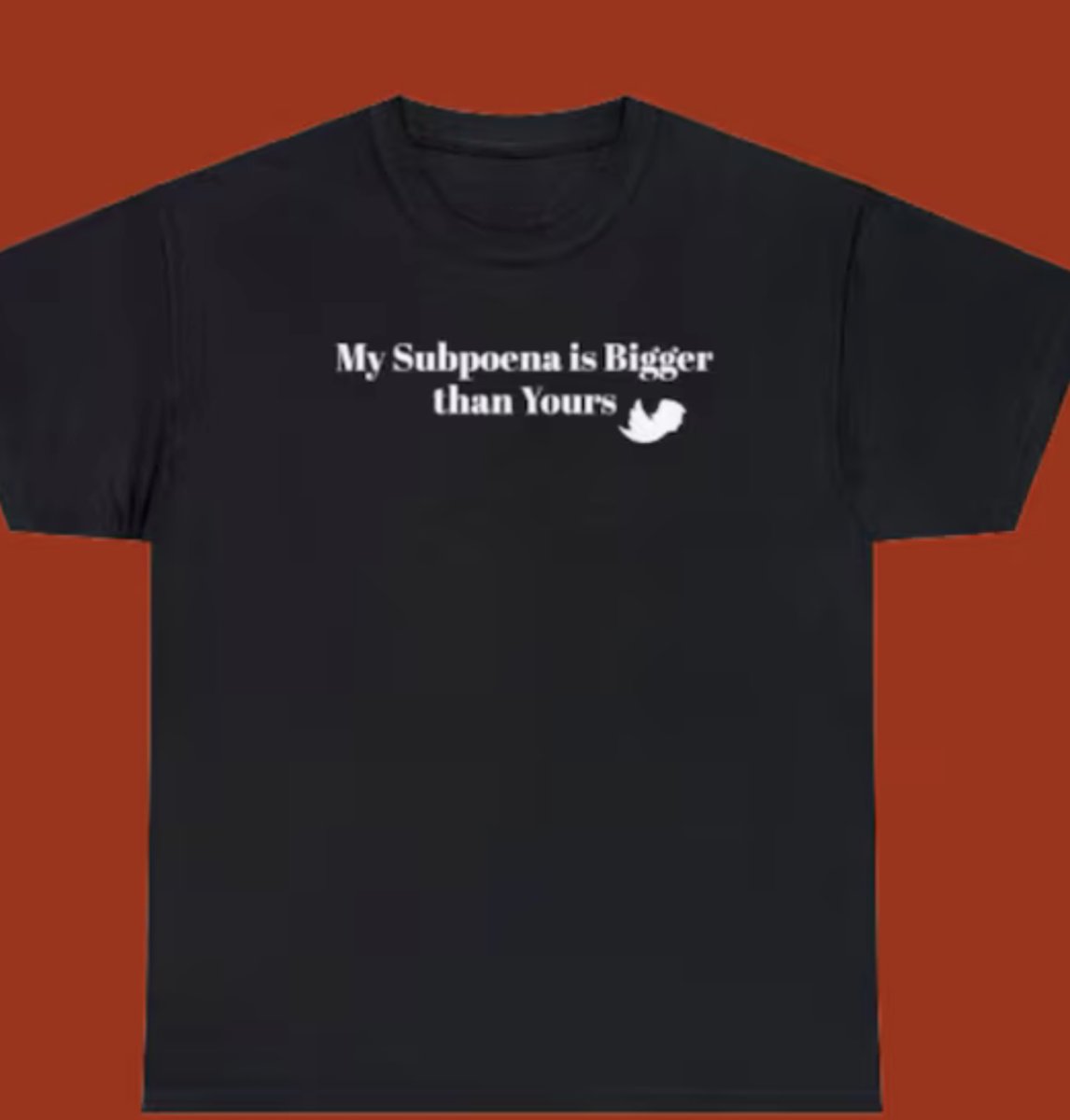 colonelkurtz99's tweet image. —
Hey Bettie Buzz,
Where my subpoenas at??
(Waiting for Lily Bloom to grow me a reason to buy this shirt…)