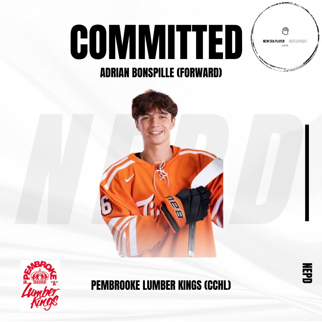 newera_develop's tweet image. Congrats to Adrian Bonspille on his commitment to play for the @PLKingsCCHL  in 2025-26.

The 6'2" skilled forward had a big season with @RidleyHockey in 2024-25.

Congrats Adrian!