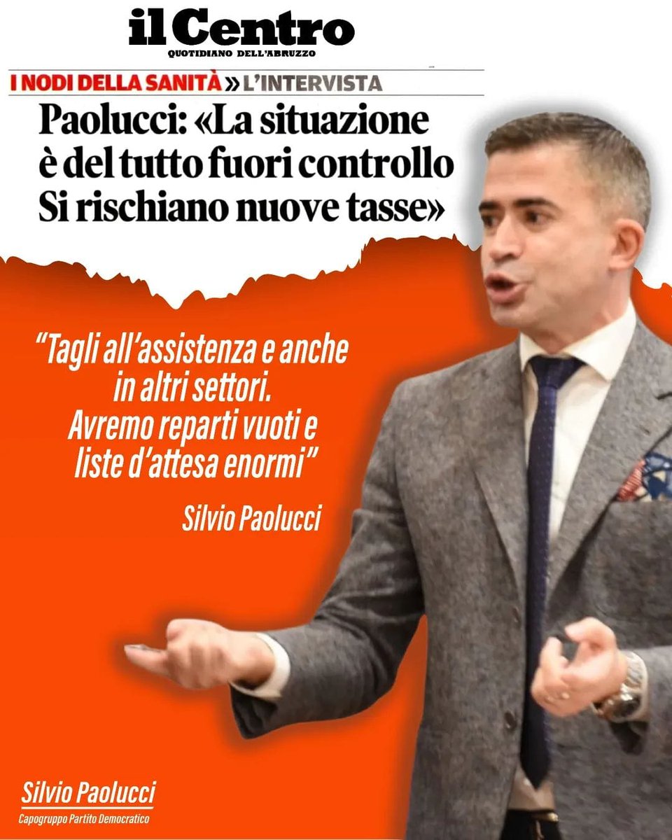 Sanità: Propaganda e bugie mentre tutto precipita. Situazione fuori controllo e si rischiano nuove tasse. silviopaolucci.it/sanita-propaga…