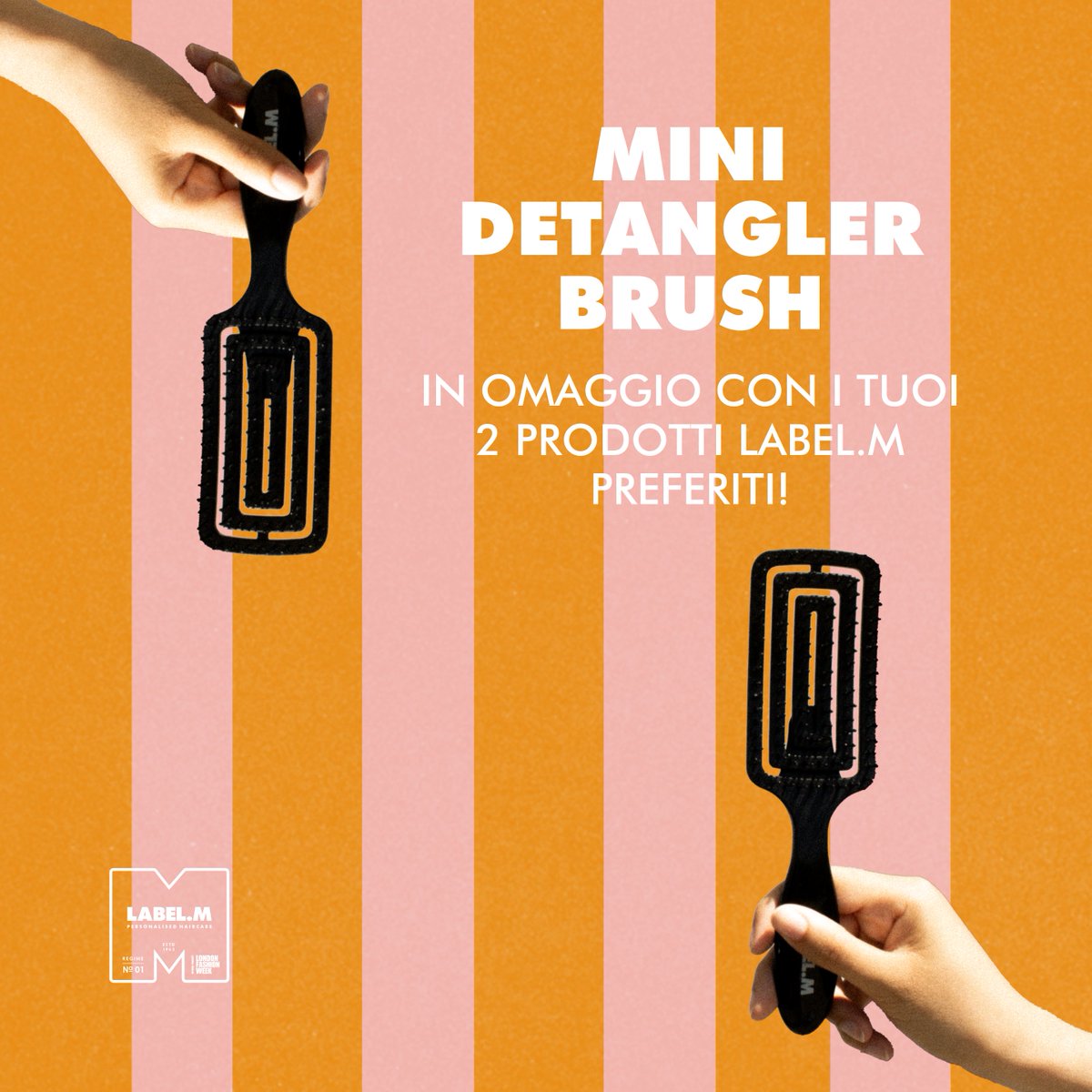 pierpaolohw's tweet image. 🎁 La tua nuova alleata per capelli perfetti è qui!
Ricevi in omaggio la nostra Mini Detangler Brush acquistando 2 prodotti Label.M a tua scelta!
✨ Districa senza stress
🖤 Compatta, leggera, sempre con te
🛍️ Solo per un periodo limitato!

#LabelM #MiniDetangler #HairCareLovers