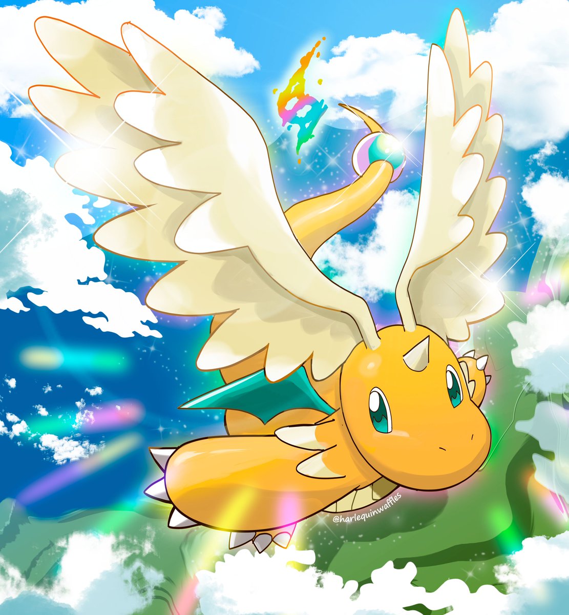 hwaffuru's tweet image. WOAH! Mega Dragonite just dropped today and it looks incredible! Those head-wings are everything. 😍 What do you think, should Liko add this powerhouse to her team? 👀 #PokemonLegendsZA #PokemonPresents #Anipoke #fanartpokemon