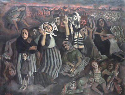 RudiGeerts's tweet image. Morris Kestelman, Lama Sabachthani (Why have you forsaken me?), 1943.
Imperial War Museum, London