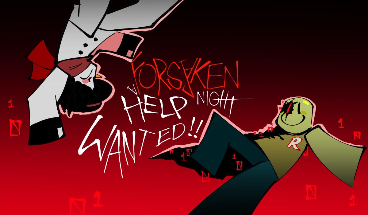 forsakenfunkin's tweet image. THATS RIGHT! WE ARE LOOKING FOR ARTIST AND ANIMATORS! For more information you can contact @AweSamdudeVR 

(art made by: @michimoomo)

#homicidalporkchops #Forsaken #forsakenroblox #ROBLOX #fridaynightfunkin