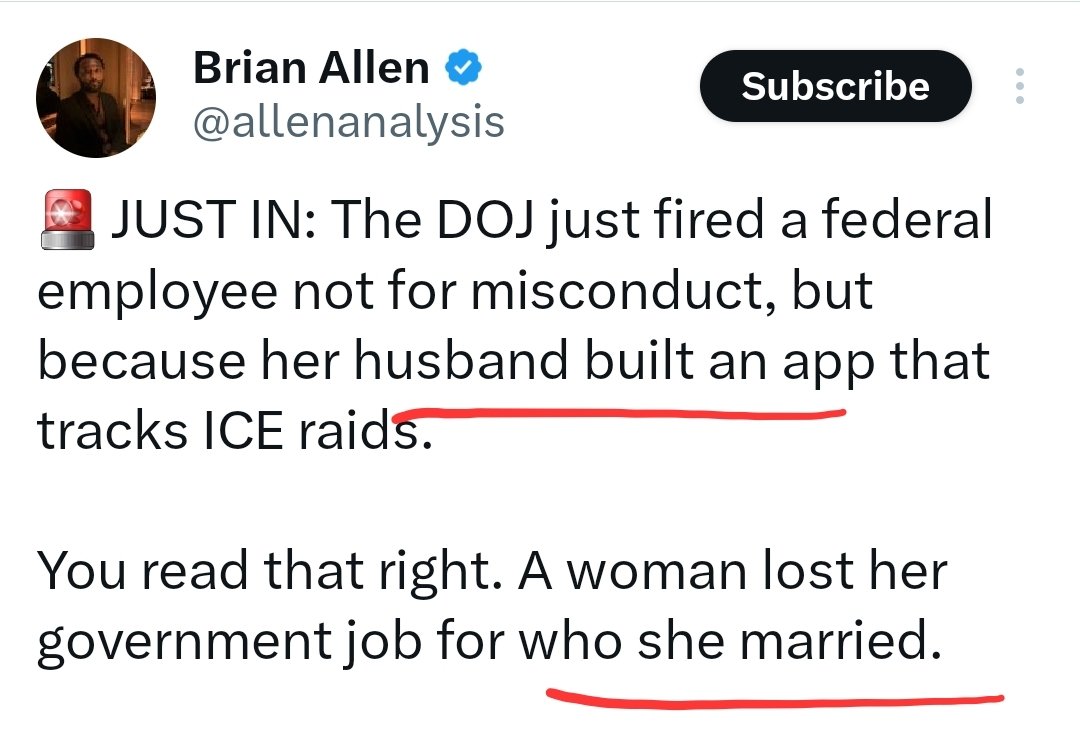 MrReality_sp's tweet image. Sounds like she was fired because of what her husband did, not who he was.