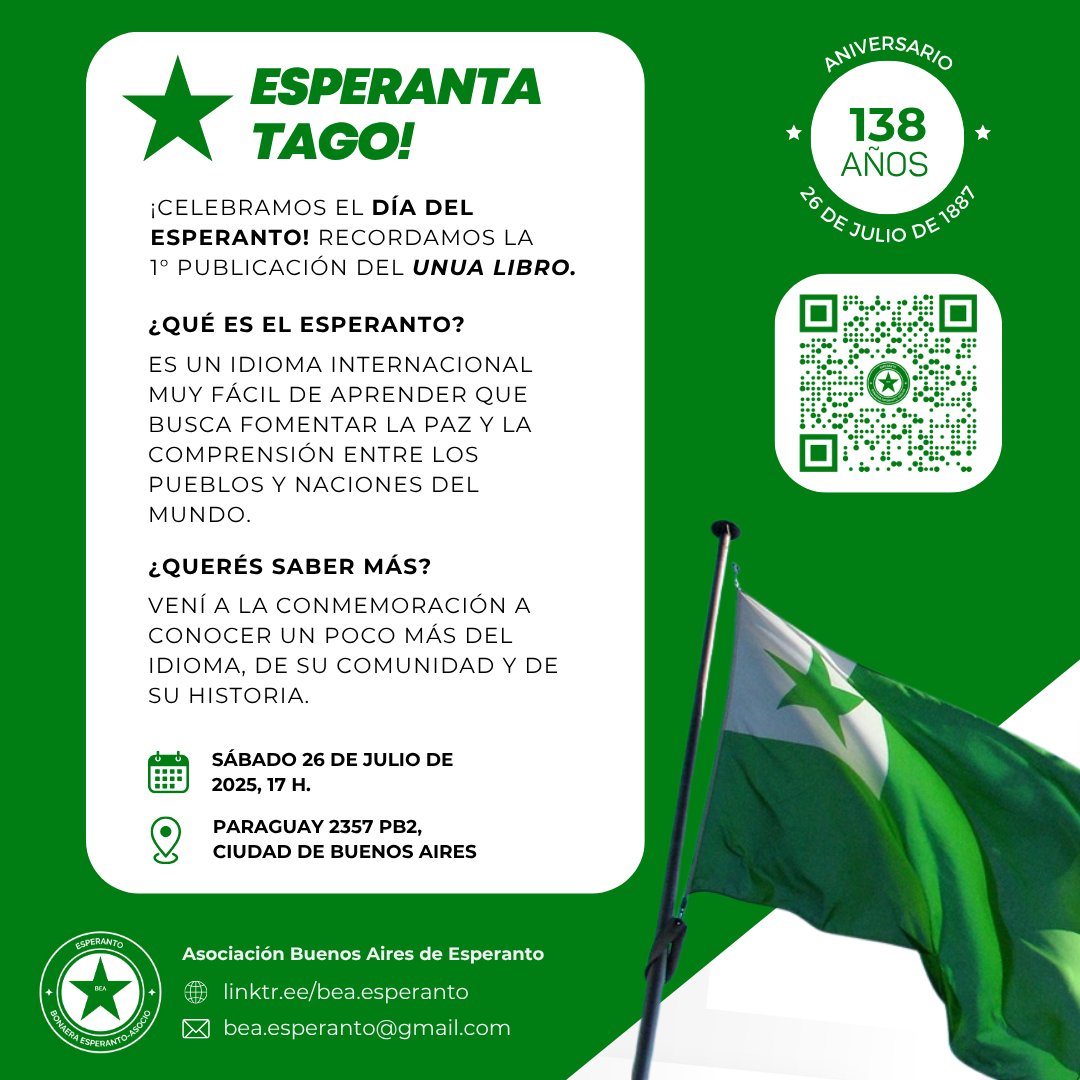 Asociación Buenos Aires de Esperanto (BEA) (@bea_esperanto) on Twitter photo 