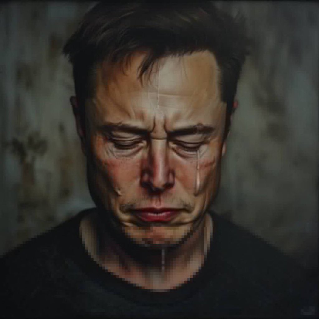 Elonpappy's tweet image. Be honest! a
Is it ever ok for a man to cry?
A) Yes
B) No