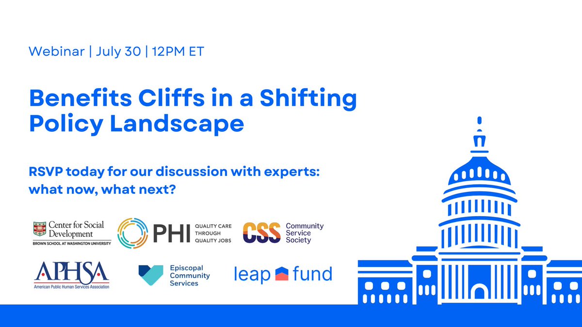 csdwustl's tweet image. CSD’s Stephen Roll joins an expert panel in @MyLeapFund's July 30 event on how policy changes are reshaping the #PublicBenefits landscape, what this means for #EconomicMobility, & how we can continue to talk about #BenefitsCliffs. Register: bit.ly/BenefitsCliffP…
#AssetLimits