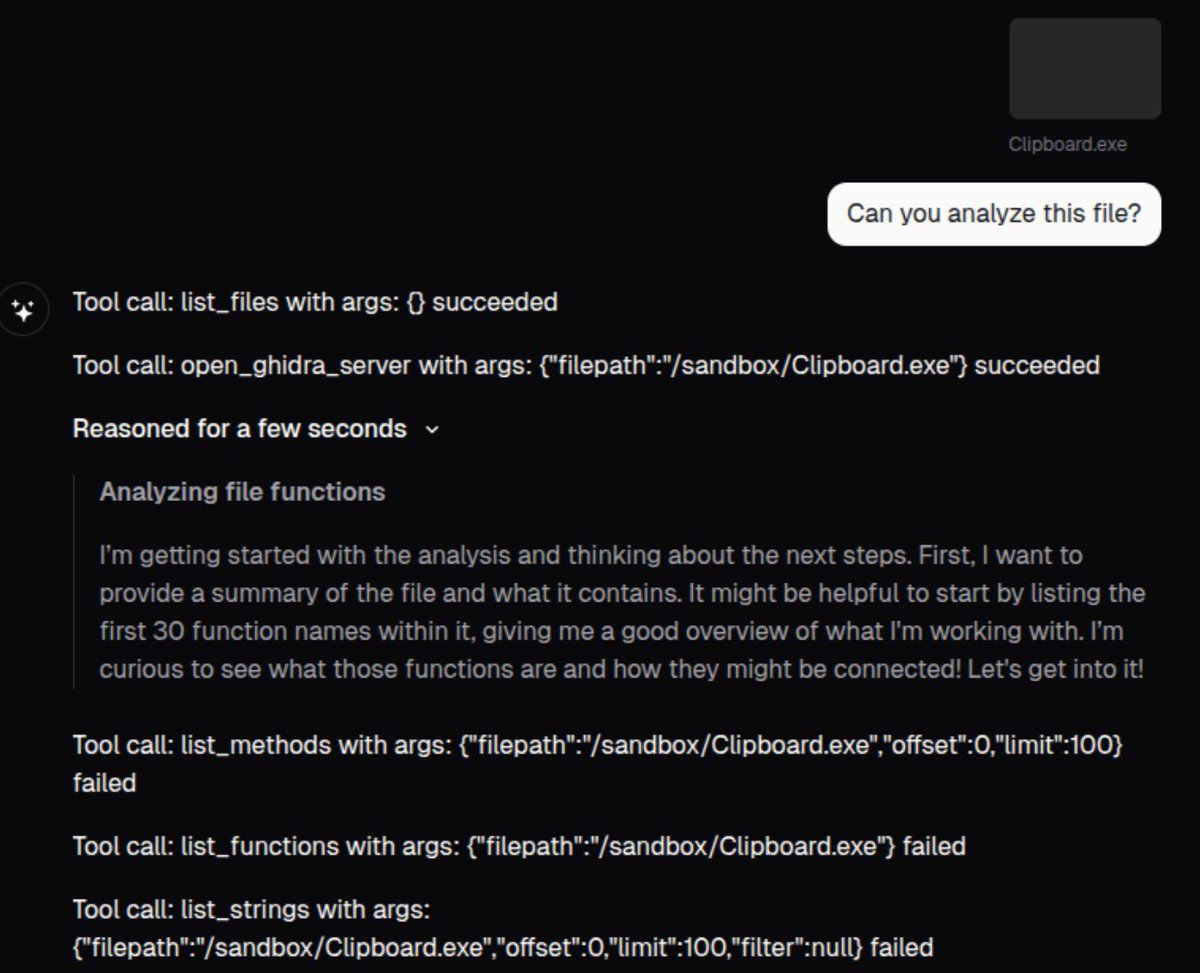 drbinaryai's tweet image. Have a suspicious binary? Simply upload and ask me "what does this binary do?" I'll give u the answer.
drbinary.ai
#malwarecampaign #ReverseEngineering #AI #cybersecurityexperts #cybersecuritytips