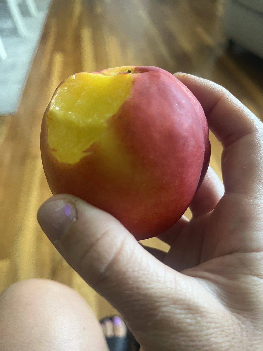 MsMcTeach's tweet image. Does anyone else LOVE nectarines? 😋
I feel like it is a fruit that just doesn’t get a lot of love 🥰