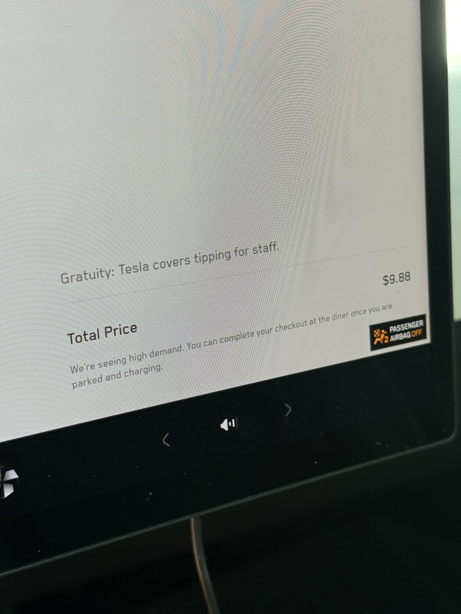 Best part about Tesla Diner.