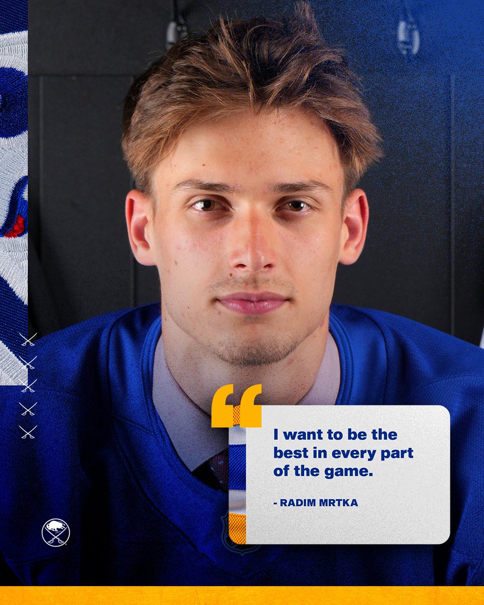 BuffaloSabres's tweet image. “I just enjoyed my life, and my family just tried to keep me enjoying life, and I kind of found a love for the sport by myself.”
Tracing Radim Mrtka’s development back to Havlickuv Brod, Czechia → bufsabres.co/416n05N