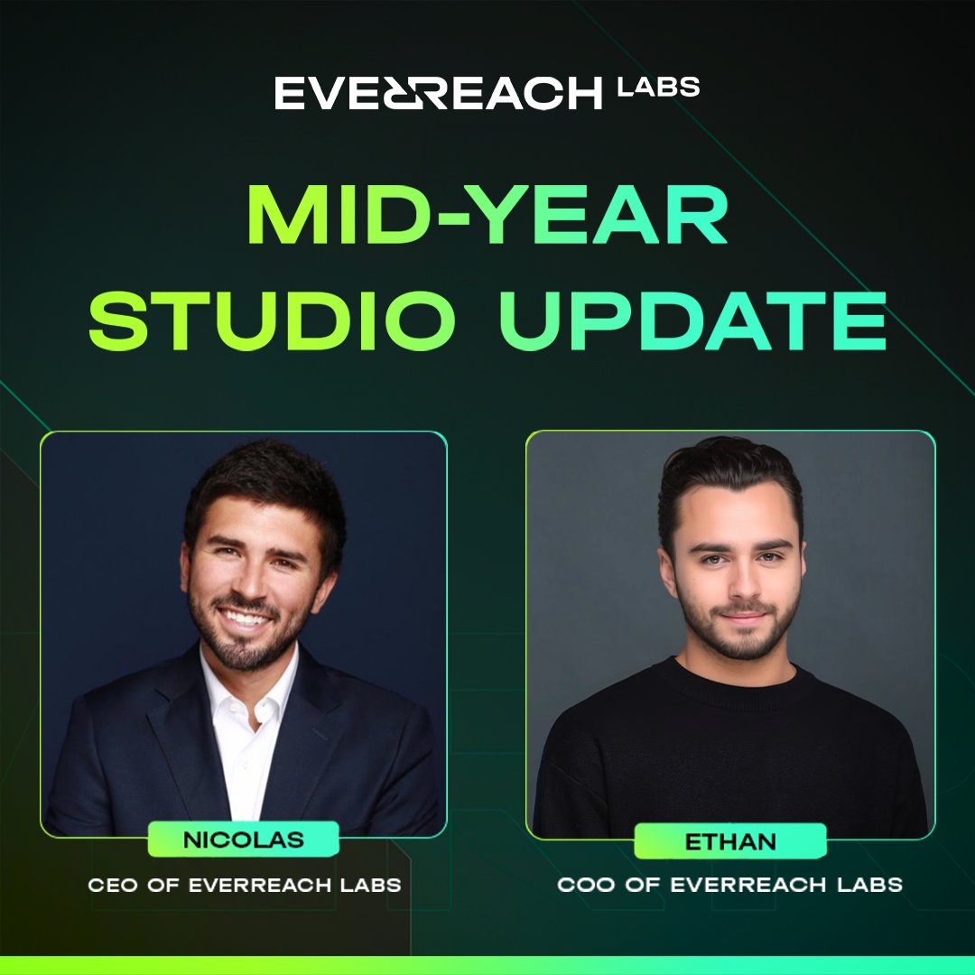 EverreachLabs's tweet image. 🚨 BREAKING: Important Update on $EVER
Join us for our mid-year studio town hall to hear it first and ask the Everreach Labs founders your questions:
📅 July 23
🕘 10AM ET / 2PM UTC
📍 Discord Stage
👉 discord.gg/EverreachLabs