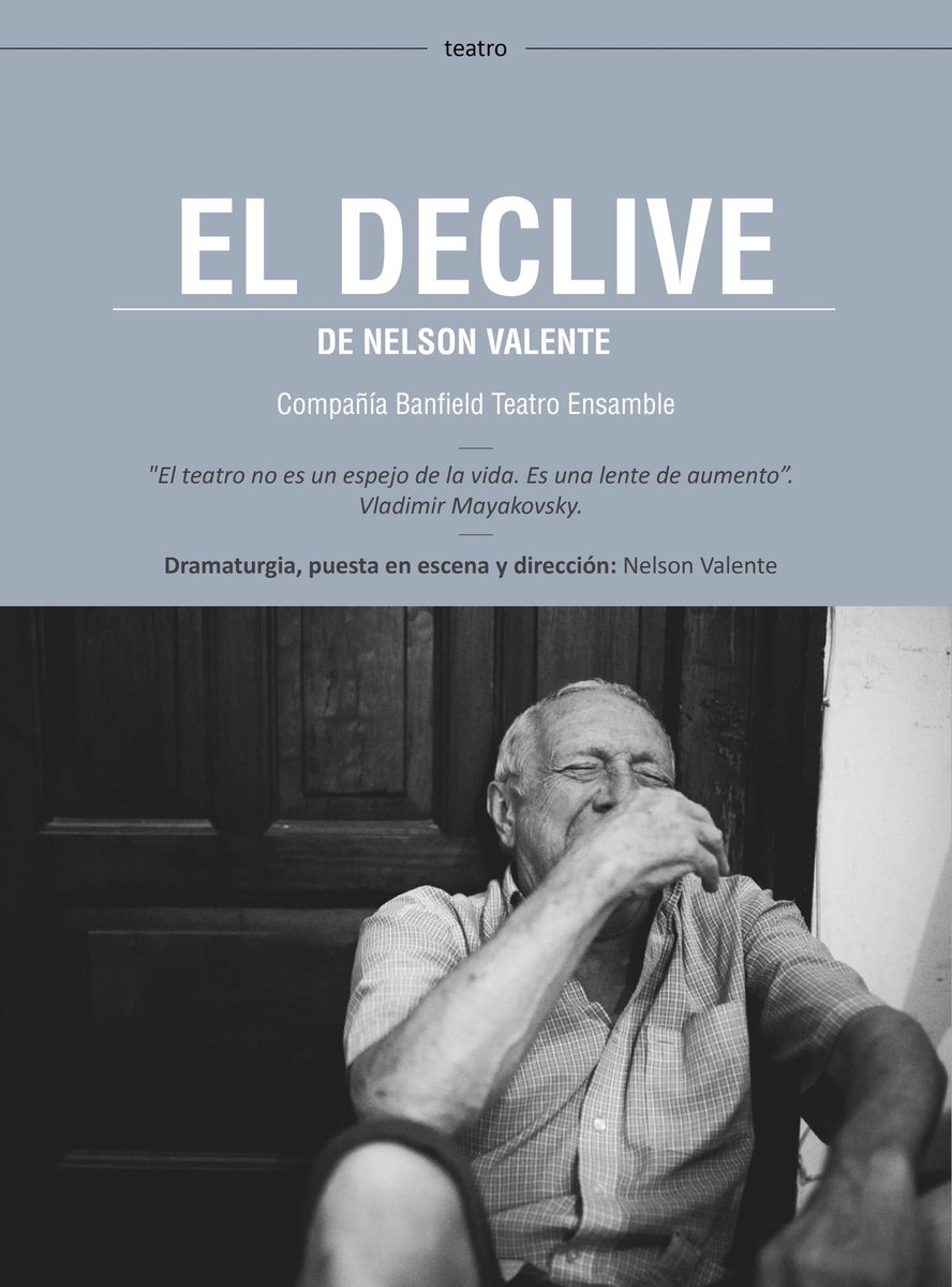 EL DECLIVE 🎭

Todos domingos 18 hs.
En El camarín de las musas
VENÍ VENÍ VENÍ