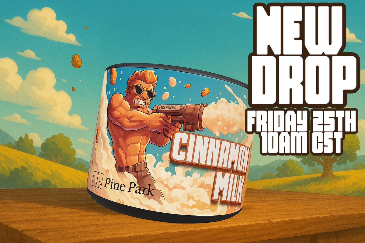 PinePark's tweet image. New drop hits this Friday and it’s sweet, spicy, and criminally loud 🔥
10 new flavors —
10AM CST @ Pine Park
Rigs and Dab tools get ready.
