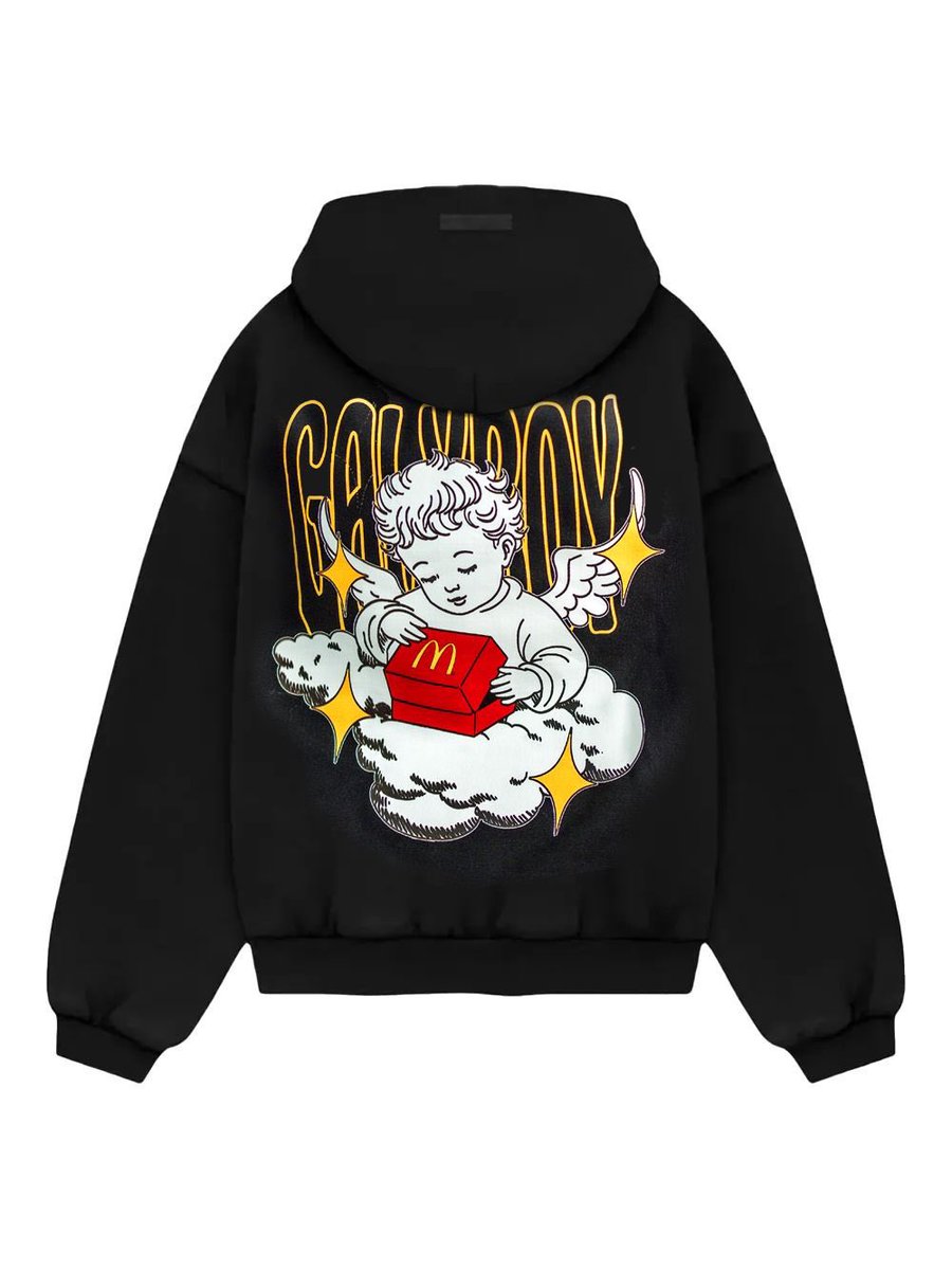 Look how cool this hoodie looks Galxboy &amp; McDonalds did a number here 🤞🏾 #McdonaldsxGalxboy