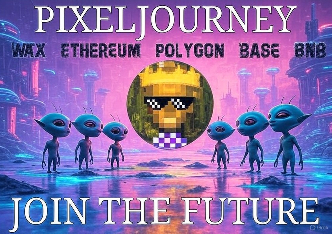 Skip #Altseason and #memecoins 

#NFTseason IS HERE !!

Start your NFT journey.
👉 Pixeljourney.xyz

#Bullrun2025 #NFTs $waxp #nftseason <a href="/WAX_io/">WAX</a> 

Get yourself a #pixal