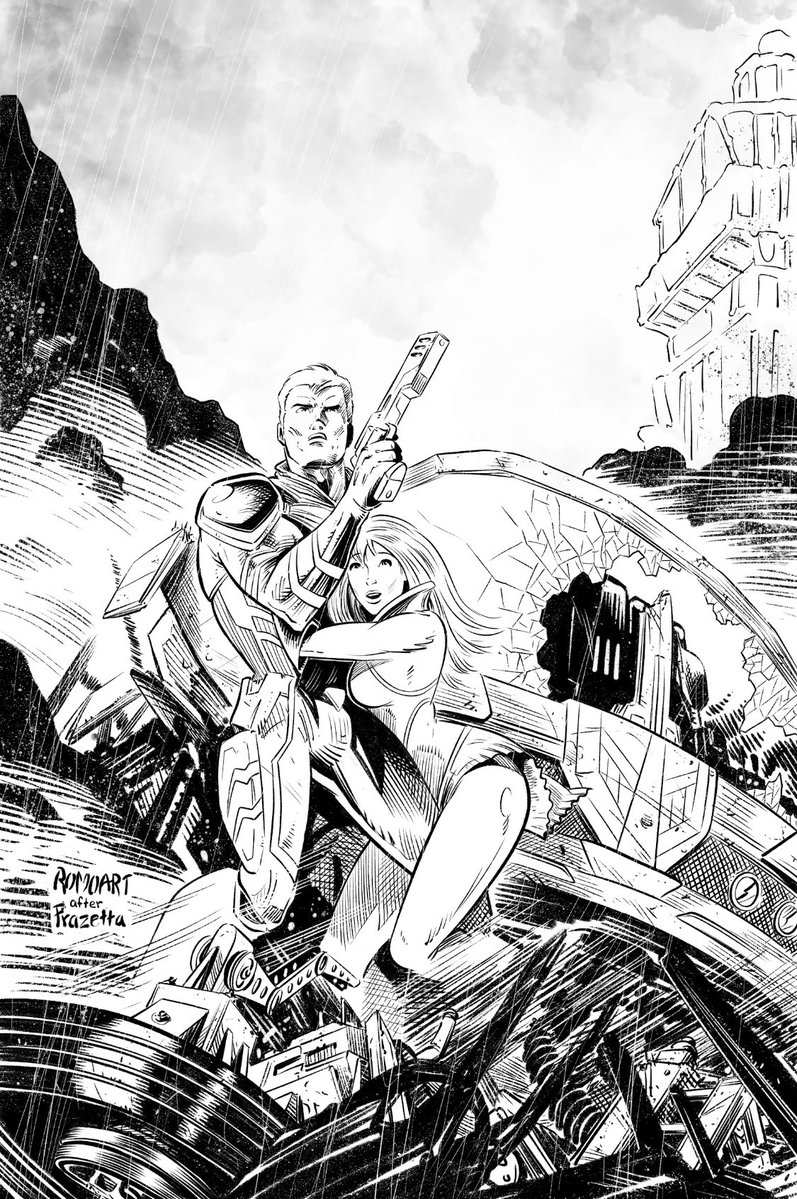RJ_William88's tweet image. I’ll soon open up fan art submissions for Call Sign: Orion. Here is a sample of what @Romo2Art can do.
Stay tuned!