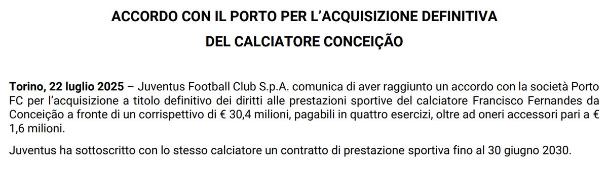 Un'ottima notizia, ampiamente preannunciata (youtube.com/watch?v=U-sl36…).