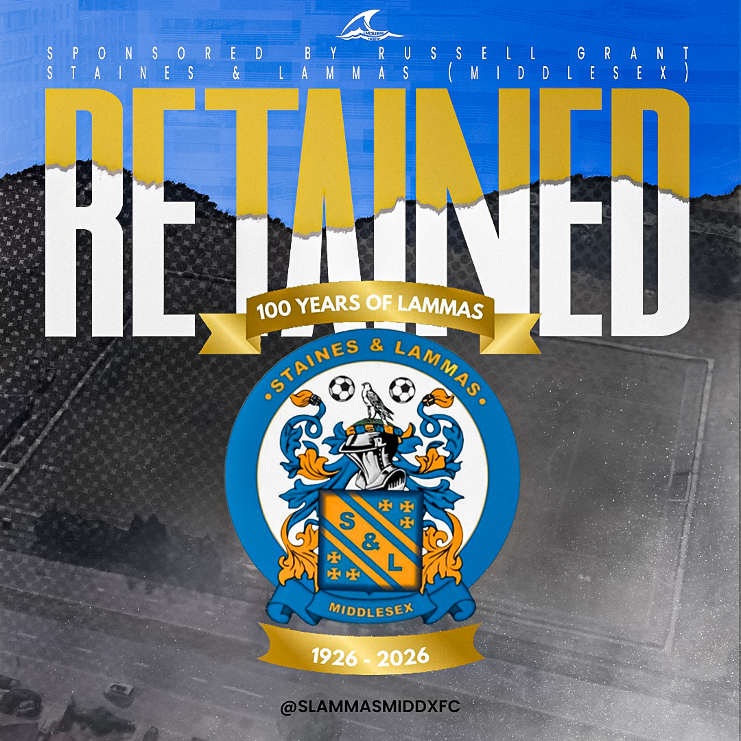 CarchariasCrea's tweet image. Guess who's back... It's @SLammasMiddxFC, sponsored by @THERussellGrant 💙💛