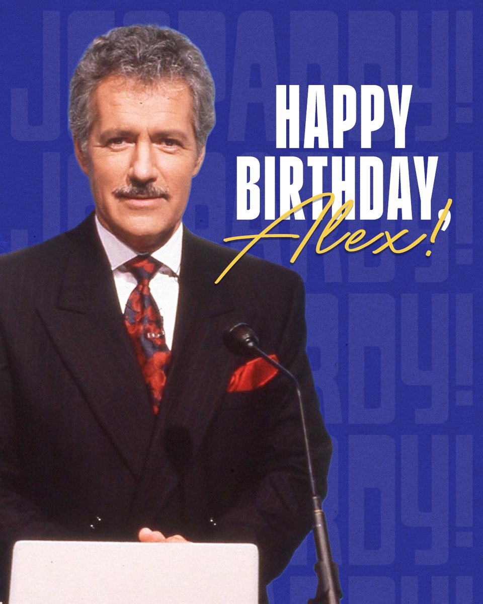 Jeopardy's tweet image. Alex Trebek was the beloved host of our show for 37 seasons, and his light still shines brightly here at Jeopardy! He may be gone, but he will never be forgotten!