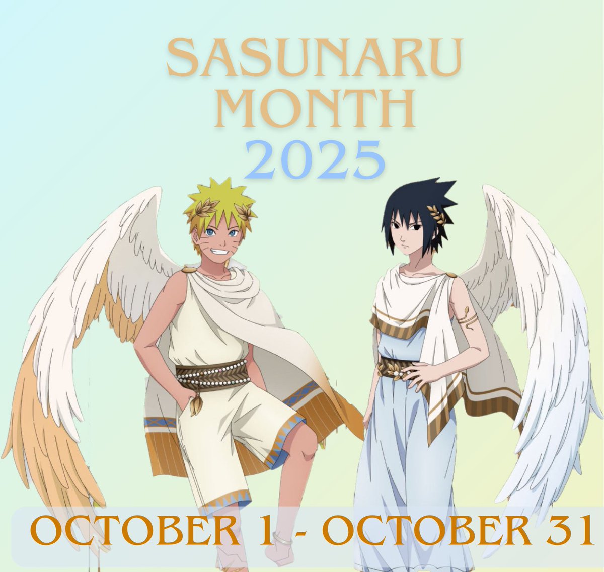 SNSmonth2024's tweet image. We're back again! Sasunaru month 2025 this year too will be held in October! We'll be back with more updates so keep an eye on this account for prompt voting and complete prompt list !
#sasunaru #narusasu