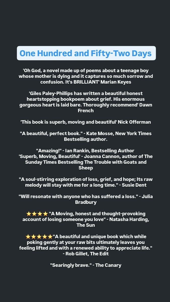 eliistender10's tweet image. I just added a new item to my Shop!
Limited Edition Signed Hardback copies of One Hundred and Fifty-Two Days for just £10 free postage!
ko-fi.com/s/dc8665d452