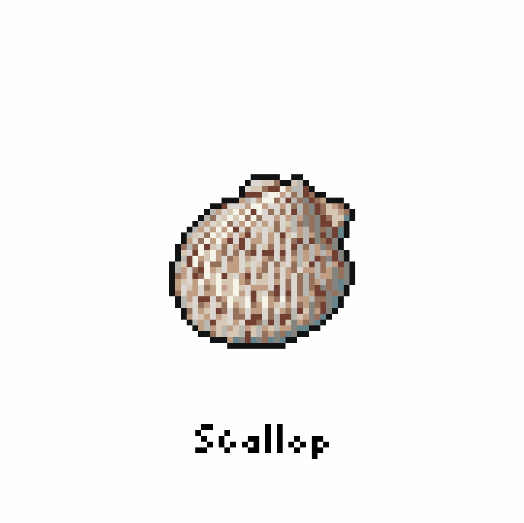 yofca13's tweet image. ホタテ / Scallop

#pixelart #illustration #ドット絵