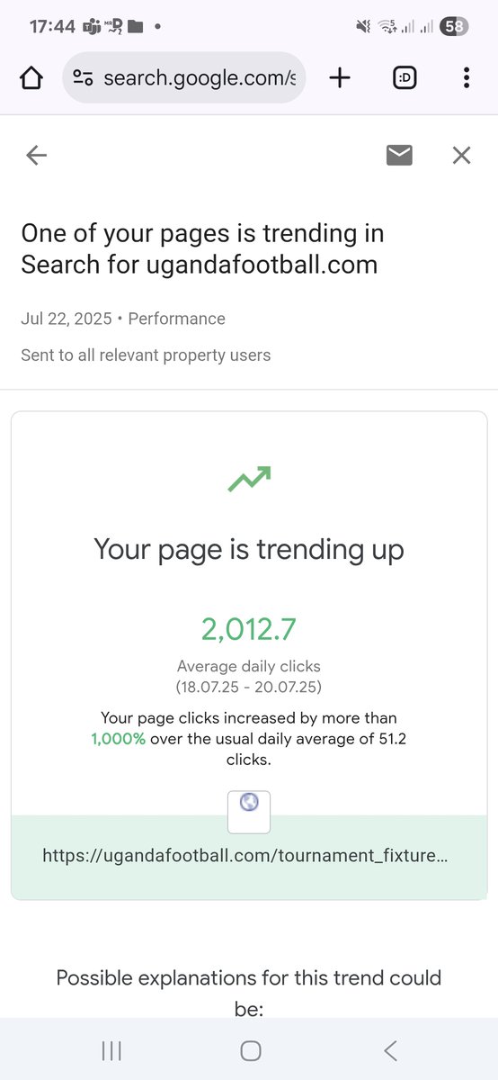 Notification: Trending on Gooogle Search

ugandafootball.com/tournament_fix…