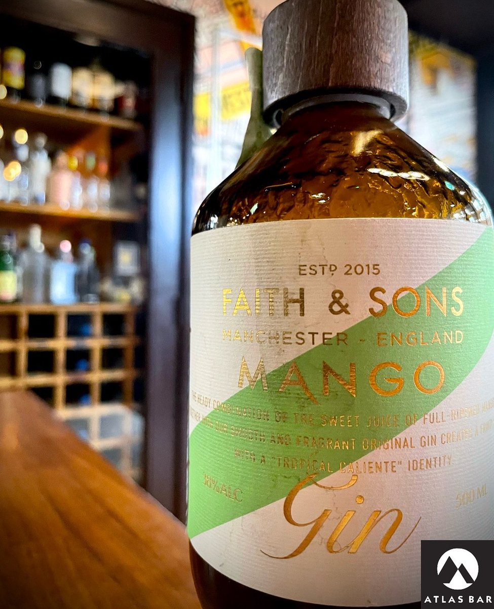 TheGinBible's tweet image. Be rude not to order a @faithandsons Mango #Gin @TheAtlasBar #Manchester when it's National Mango Day. Cheers! 🥭🍸🥳