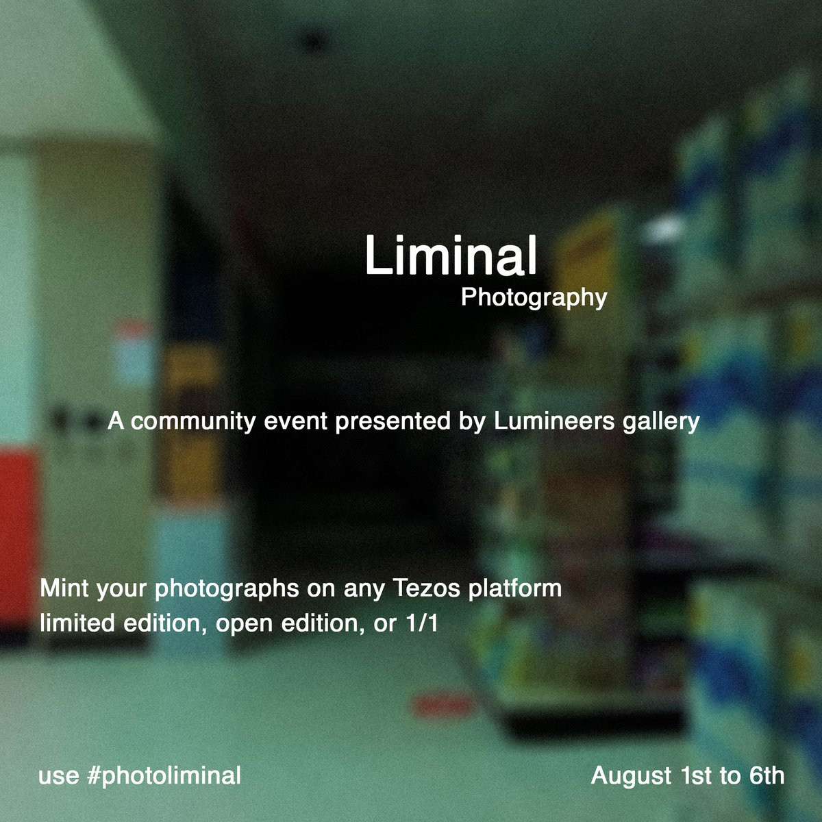 LumineersX's tweet image. #photoliminal πͺ Aug 1β6
Mint your photography (any Tez marketplace)
Any price ~
more info coming soon!