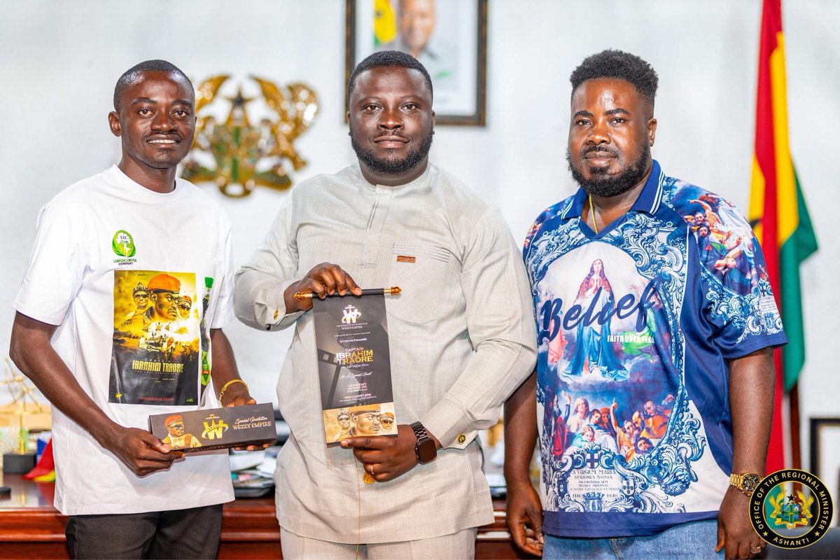 DrAmoakohene's tweet image. I received my brother and friend, Kwadwo Nkansah - LIL WIN, as he called on me to invite me to the premiere of his latest movie titled “Captain Ibrahim Traore.”
I commend him for his continuous contributions to the creative arts industry and for using film to project compelling…