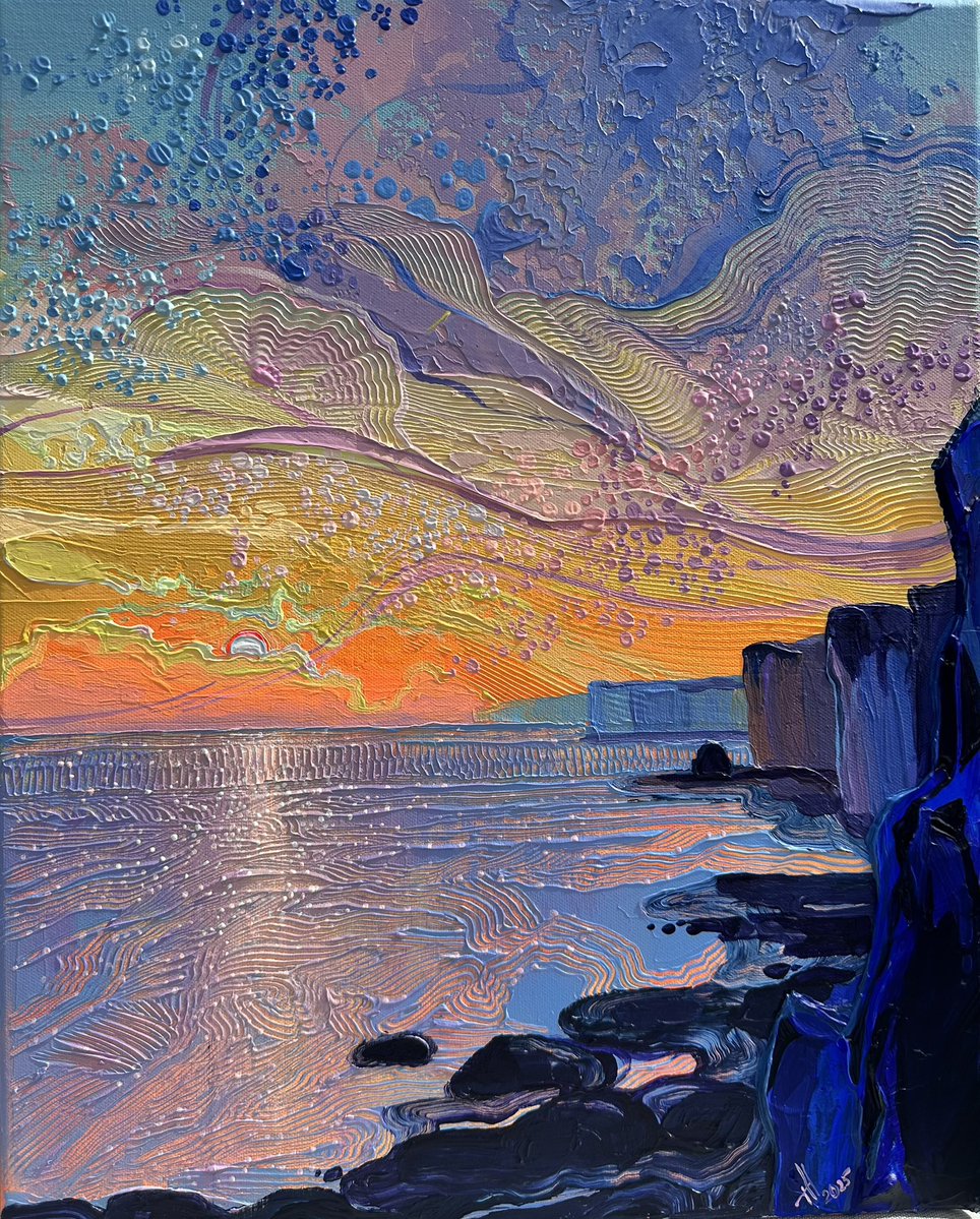 olgatuleninova's tweet image. Anastasia Trusova
Acrylic on canvas 40*50 „The Illusion of a Warm Sunset „