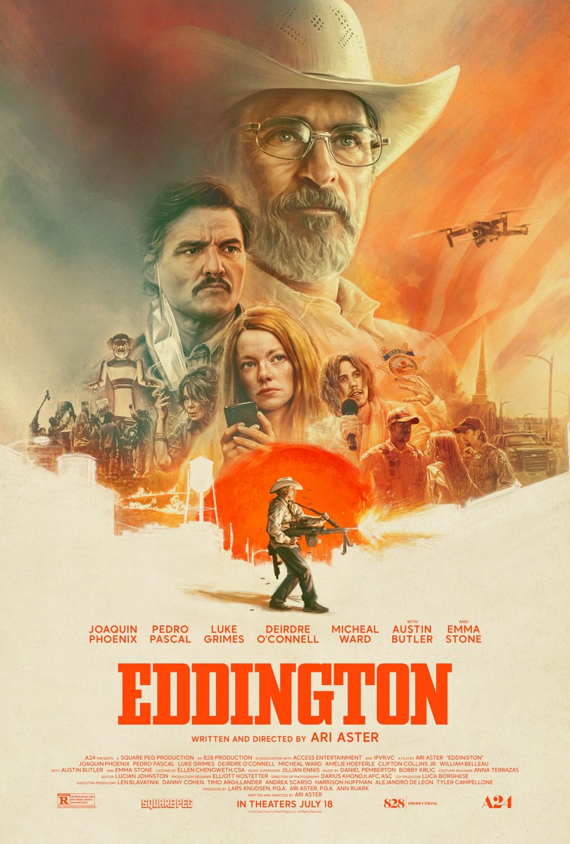 Just saw Eddington last night. It sticks with you. You’re not watching Joaquin or Pedro; you're watching two characters bound by a painful, misguided history. I wouldn’t say I enjoyed it, but I can’t stop thinking about it. Maybe you’ll feel the same.
#Eddington