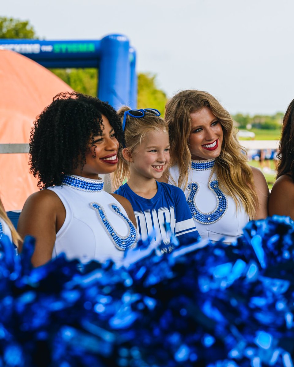 ColtsCheer's tweet image. mood because tomorrow Colts Camp is BACK ✨⛺️
We’ll be performing and signing autographs every day, Colts Nation!